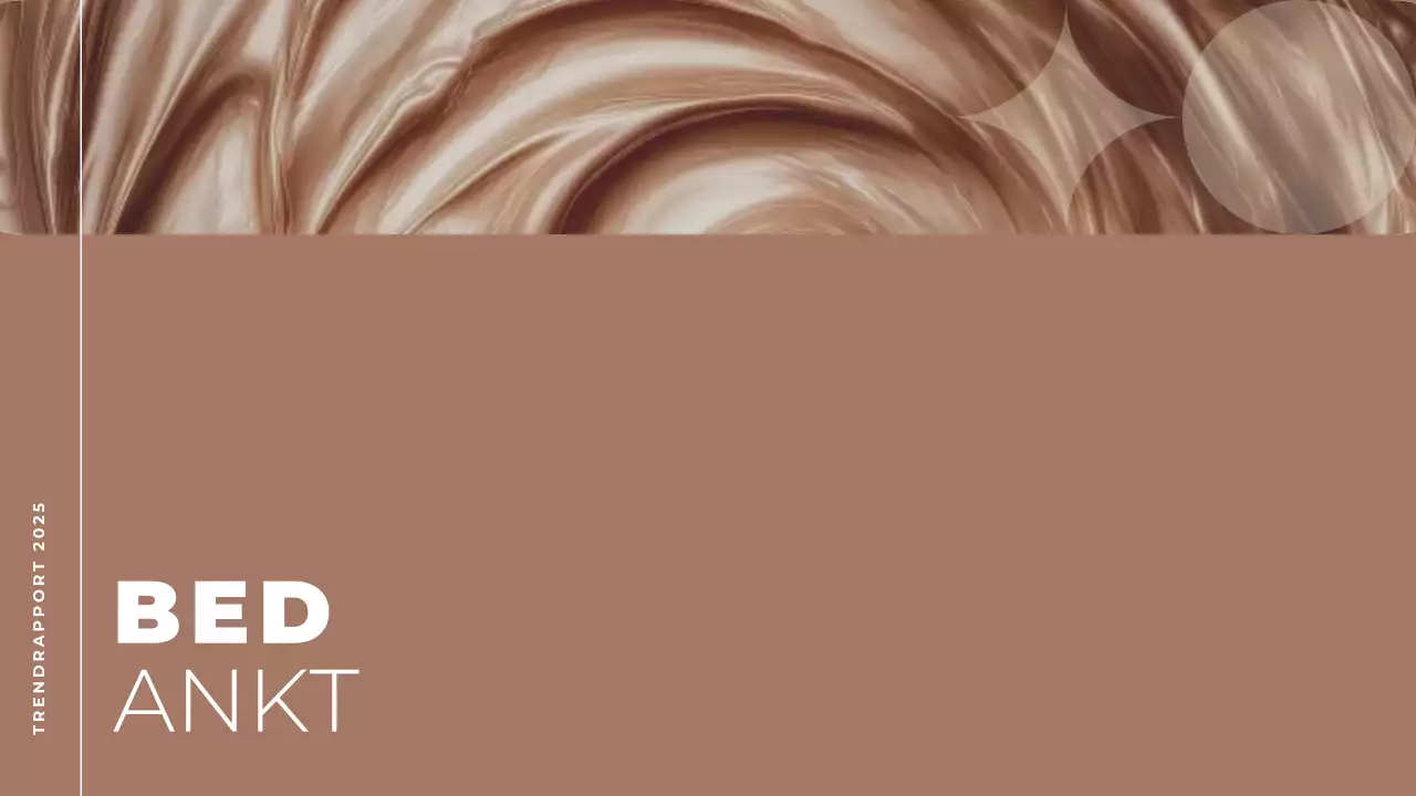 bruin en beige modern trendrapport kleur van het jaar documentpresentatie