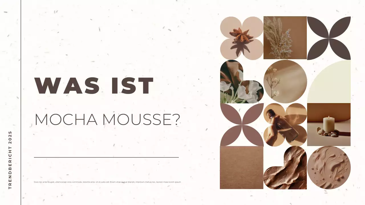 braun und beige moderner trendbericht farbe des jahres dokumentenpräsentation