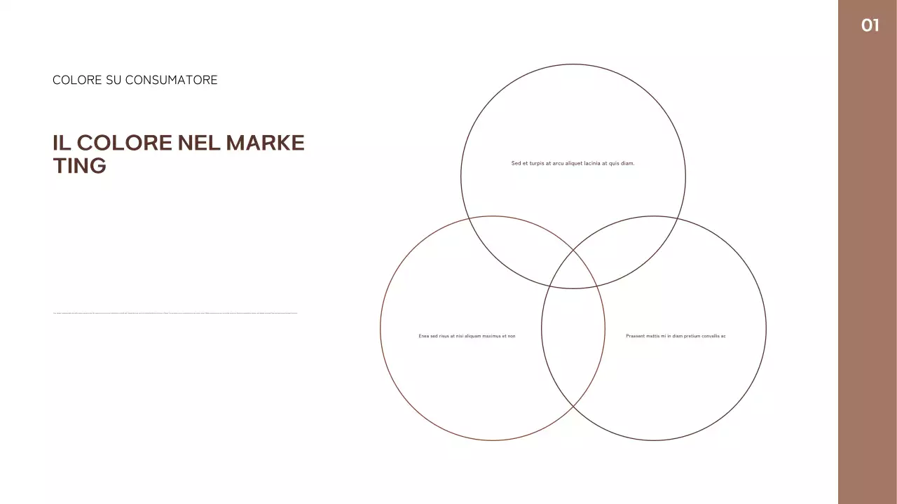 rapporto di tendenza astratto geometrico marrone