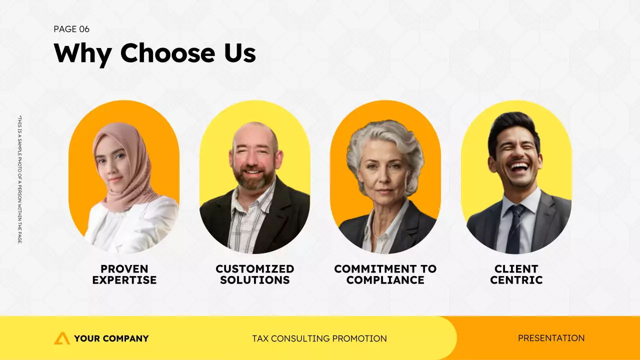 Yellow and Orange Tax Consulting Promotion Presentation