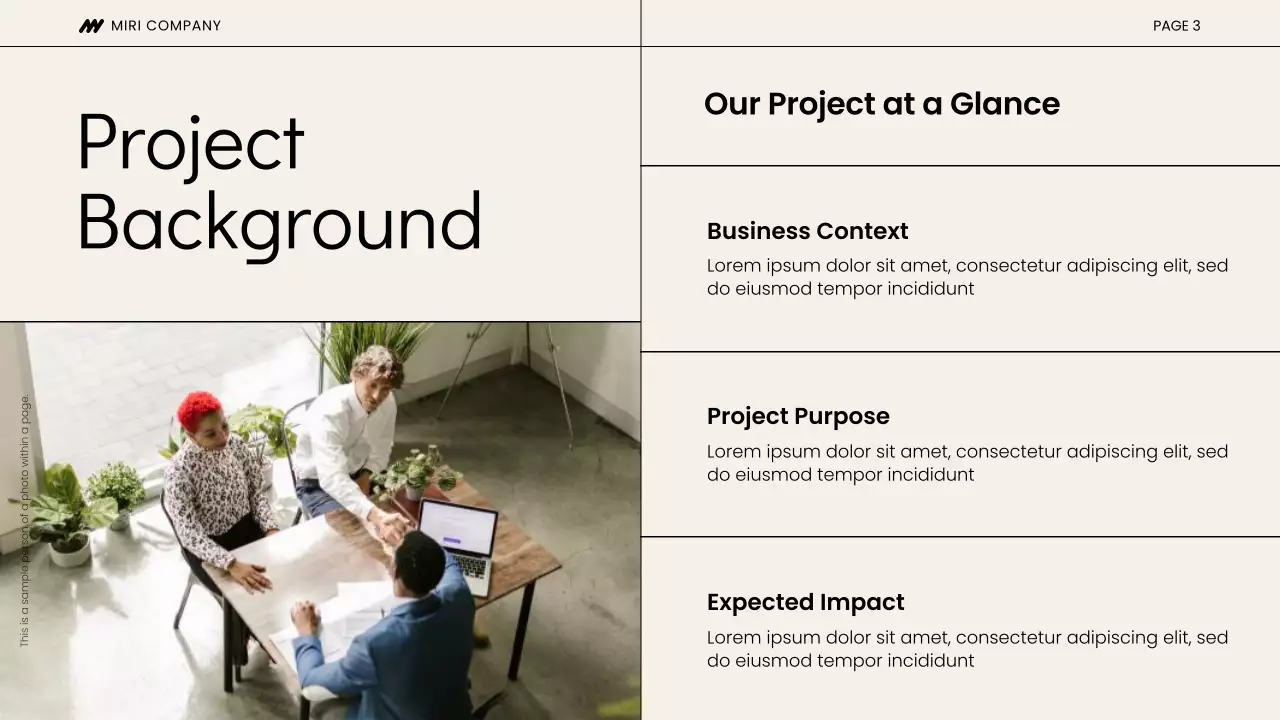 Beige and Black Project Kick-Off Meeting Presentation