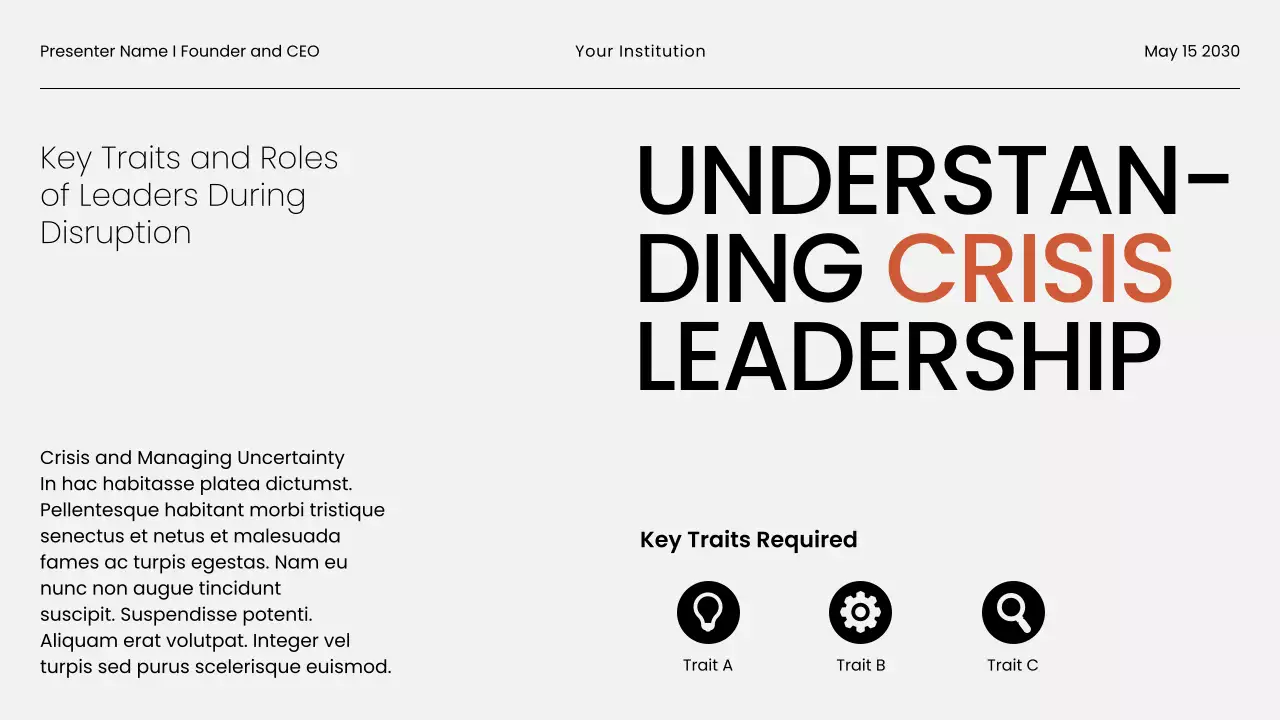 White Minimalist Business Webinar Presentation