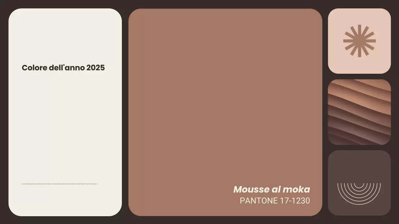 Presentazione del colore dell'anno