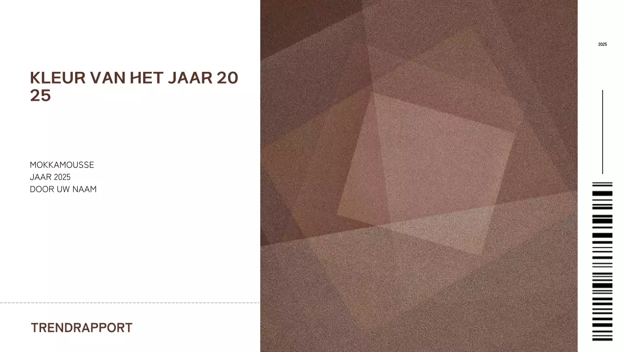 bruin geometrisch abstract trendrapport