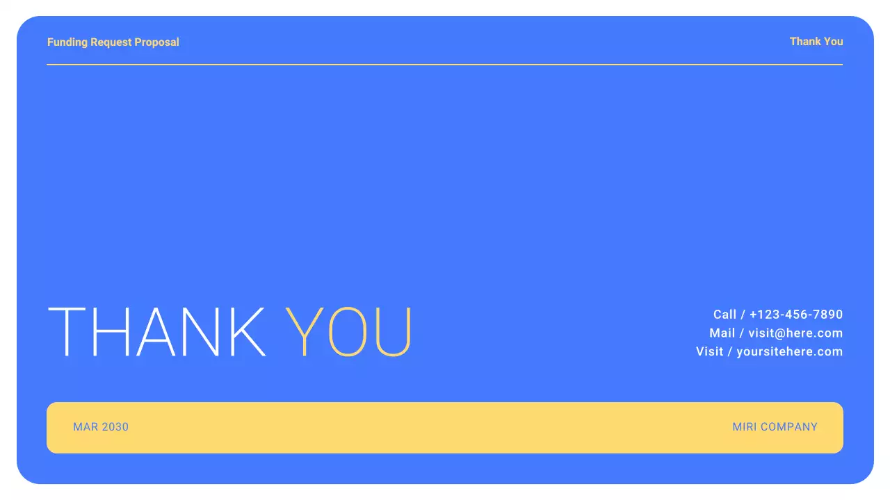 Yellow Modern Startup Funding Proposal Presentation