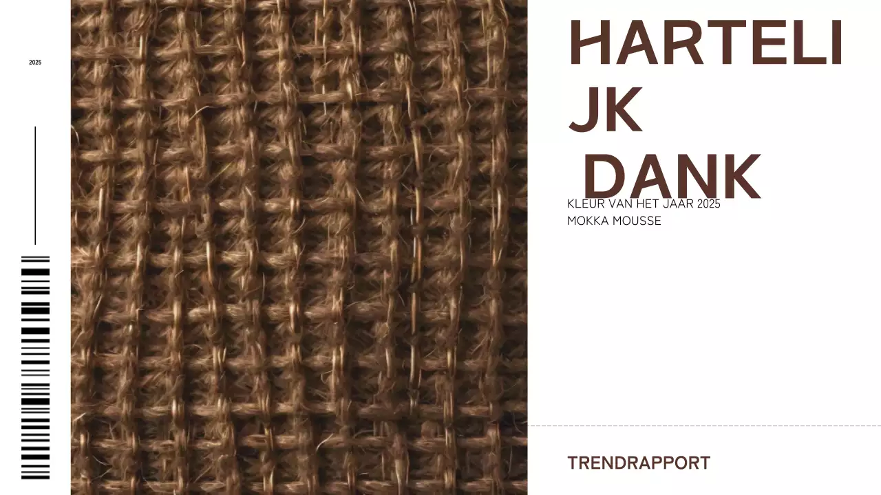 bruin geometrisch abstract trendrapport