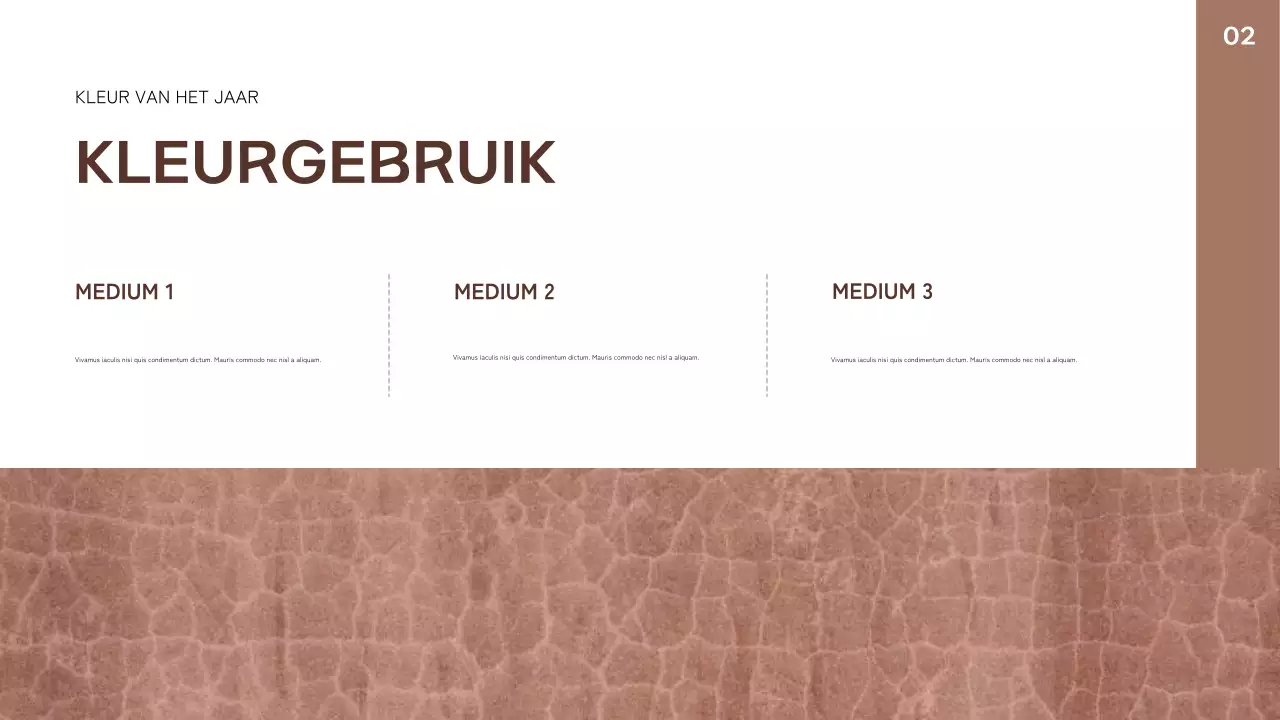 bruin geometrisch abstract trendrapport