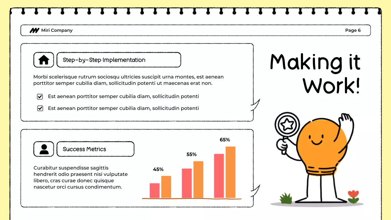 White and Yellow Food Tracker Presentation