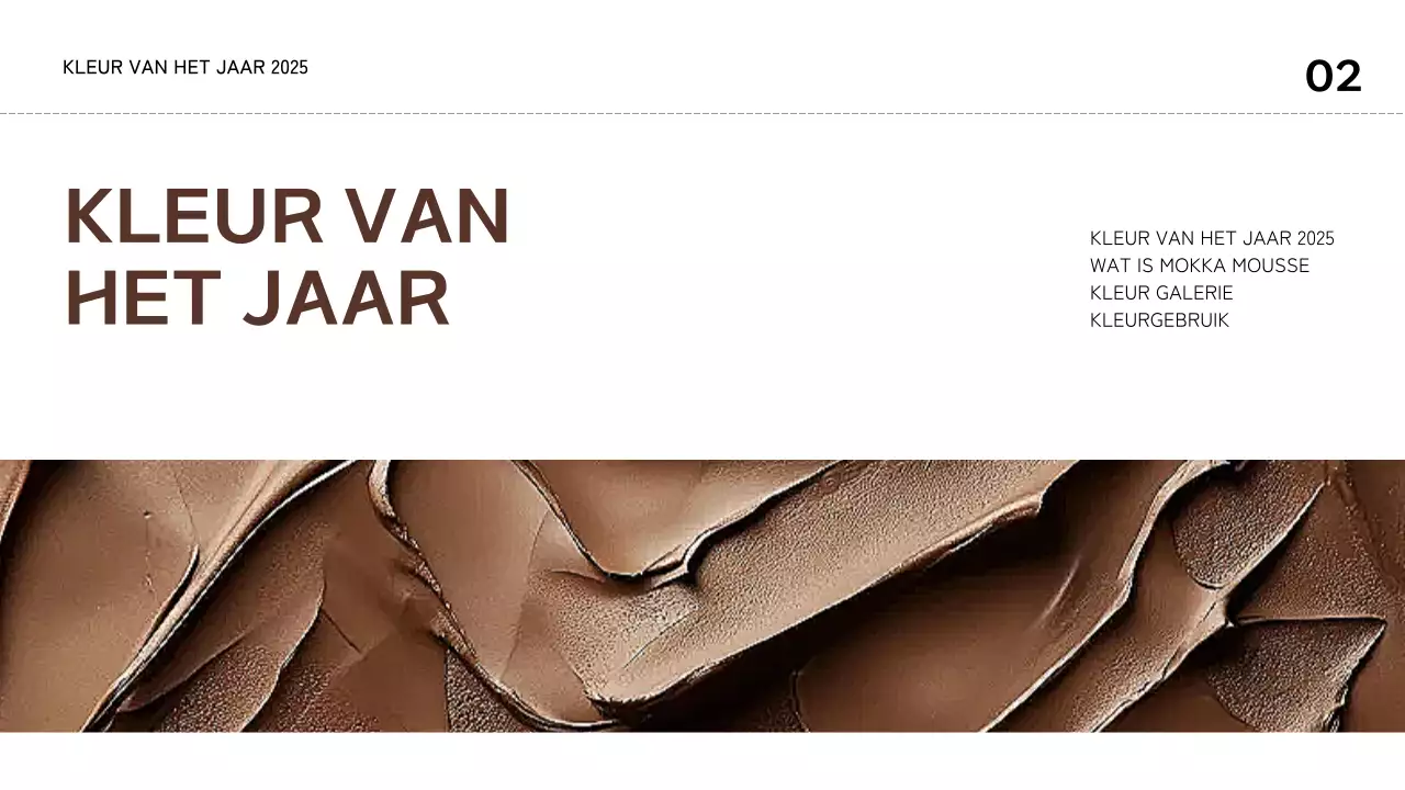 bruin geometrisch abstract trendrapport