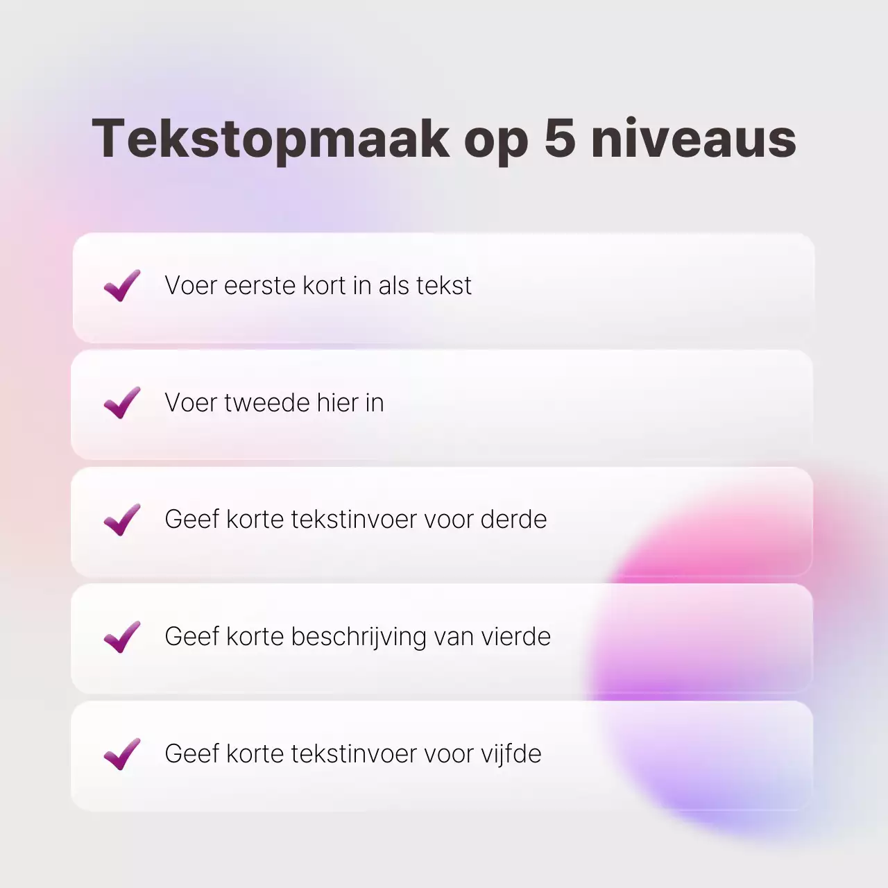 Mauve Eenvoudige Marketing Promotie