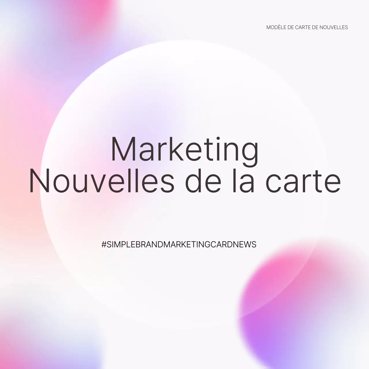 Mauve Simple Marketing Promotion