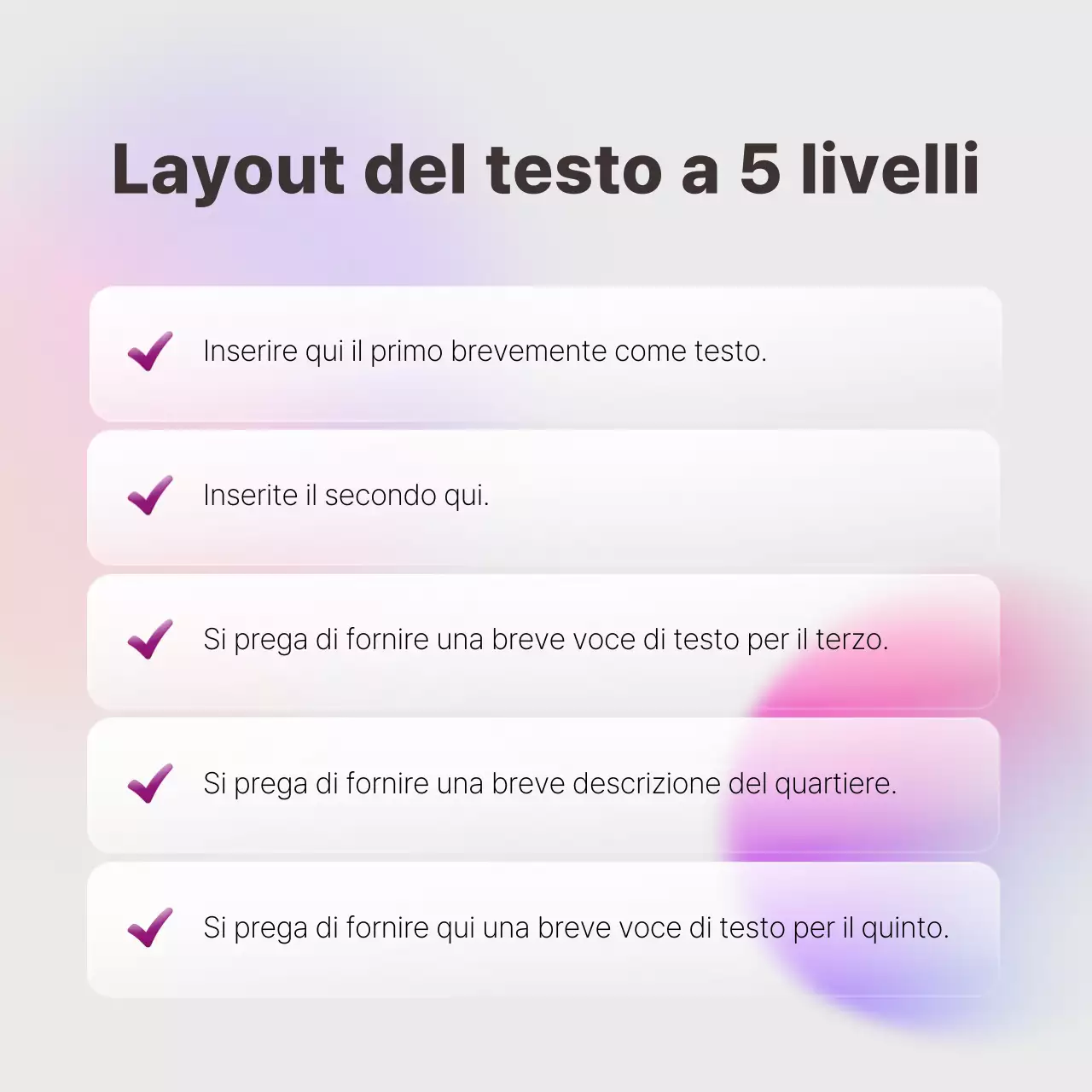 Promozione marketing semplice Mauve