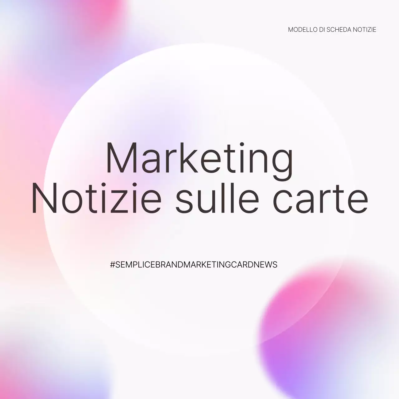 Promozione marketing semplice Mauve