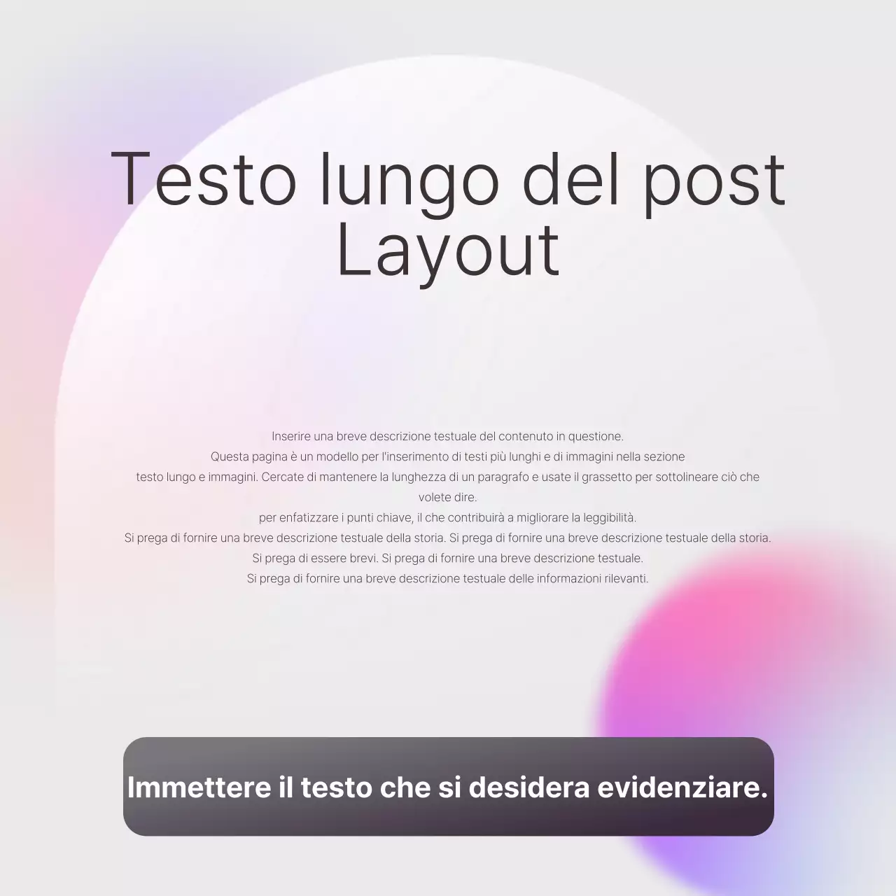 Promozione marketing semplice Mauve