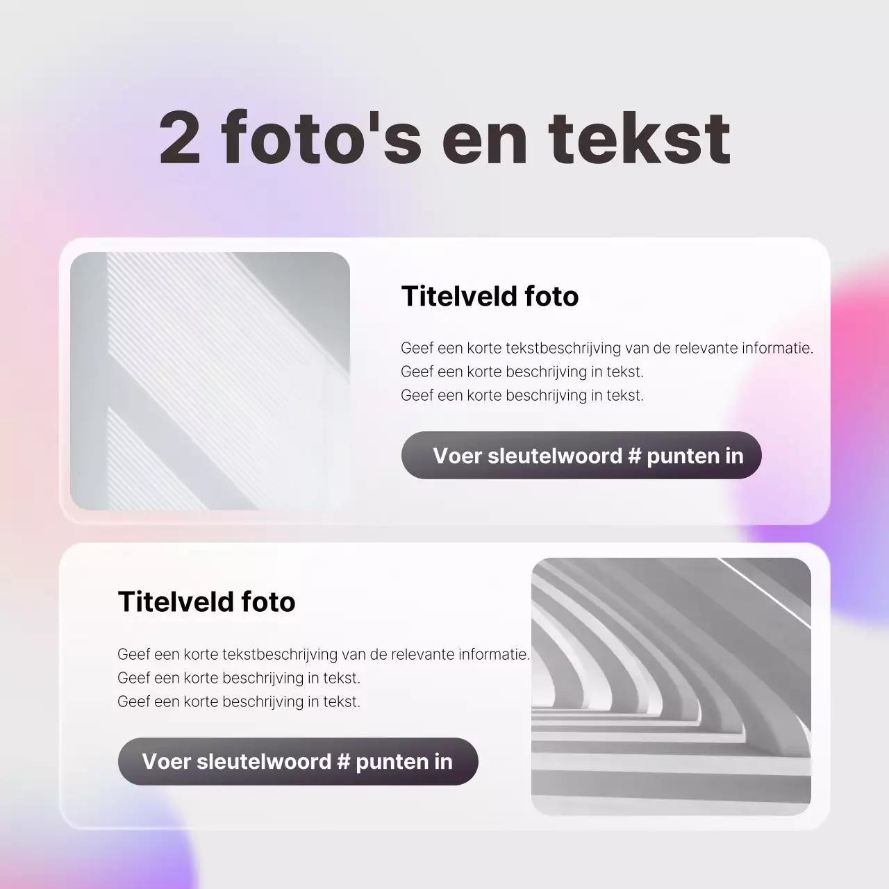 Mauve Eenvoudige Marketing Promotie