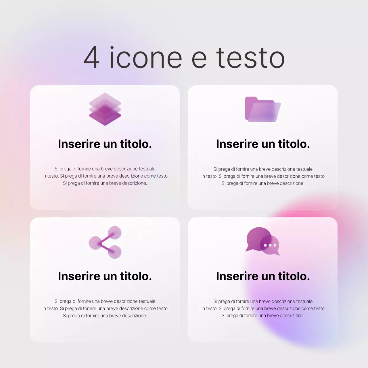 Promozione marketing semplice Mauve