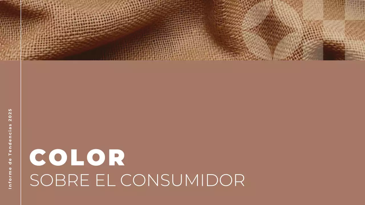 marrón y beige tendencia moderna informe color del año documento de presentación
