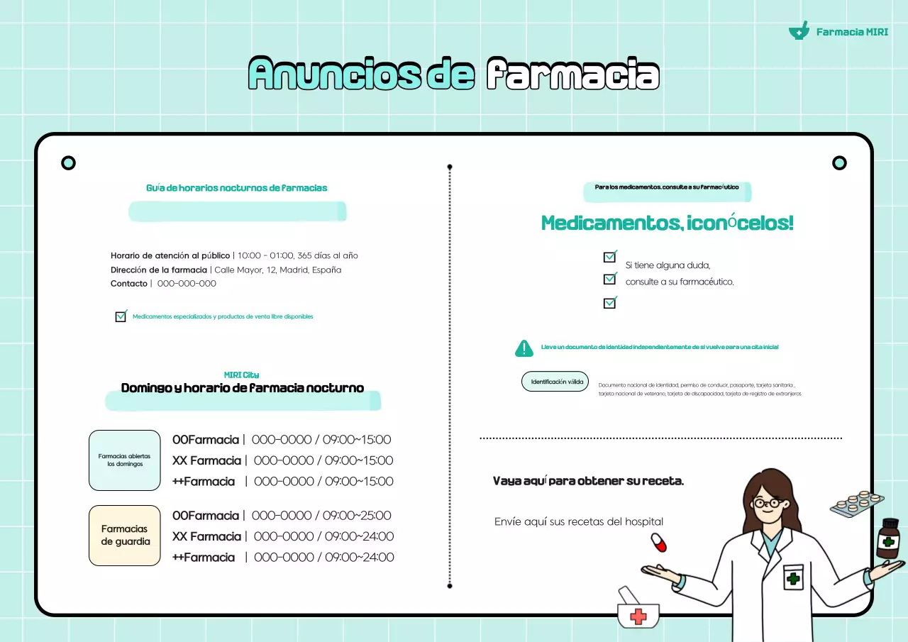 Guía de farmacias Mint Neat