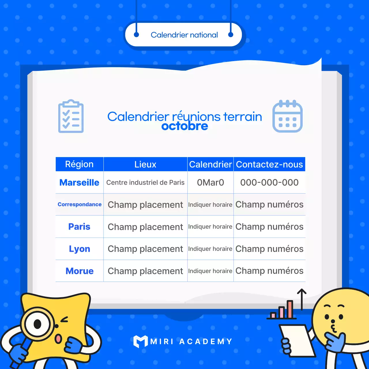 À propos des sessions d'information Blue Simple