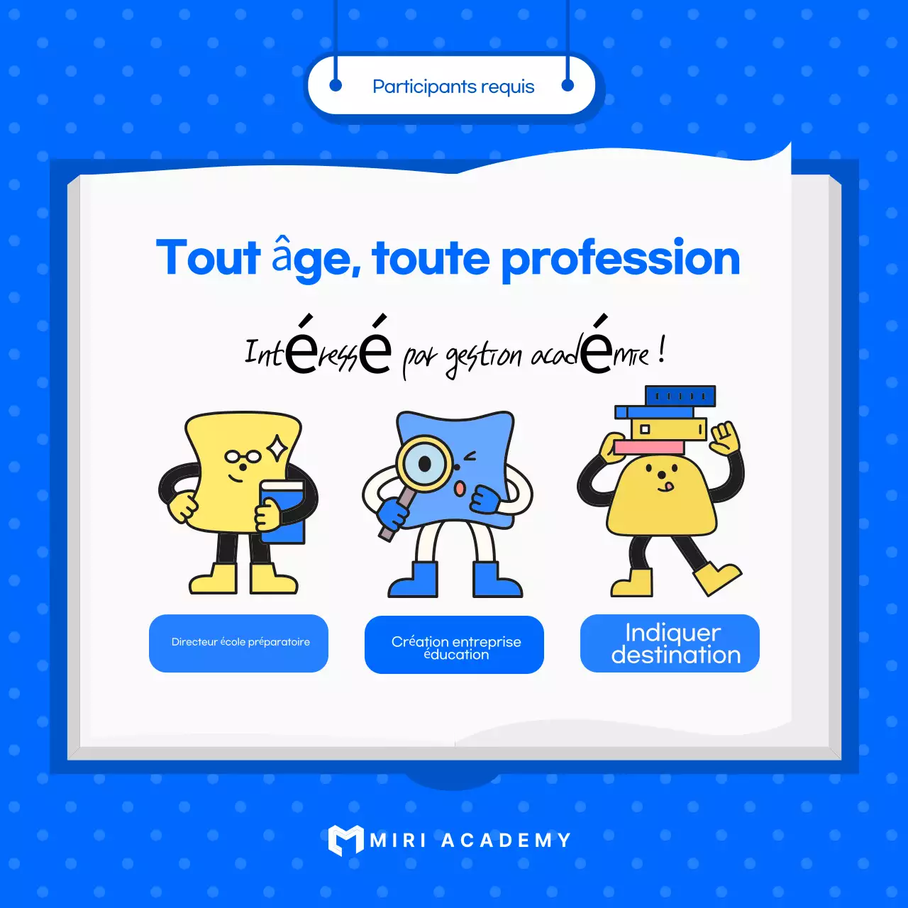 À propos des sessions d'information Blue Simple