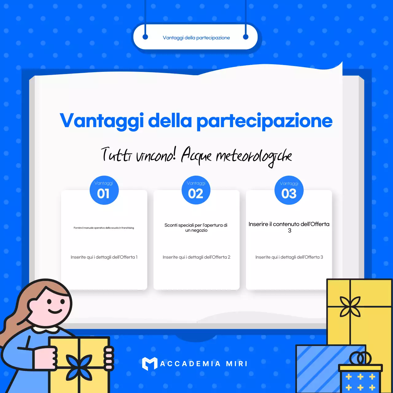 Informazioni sulle sessioni informative Blue Simple