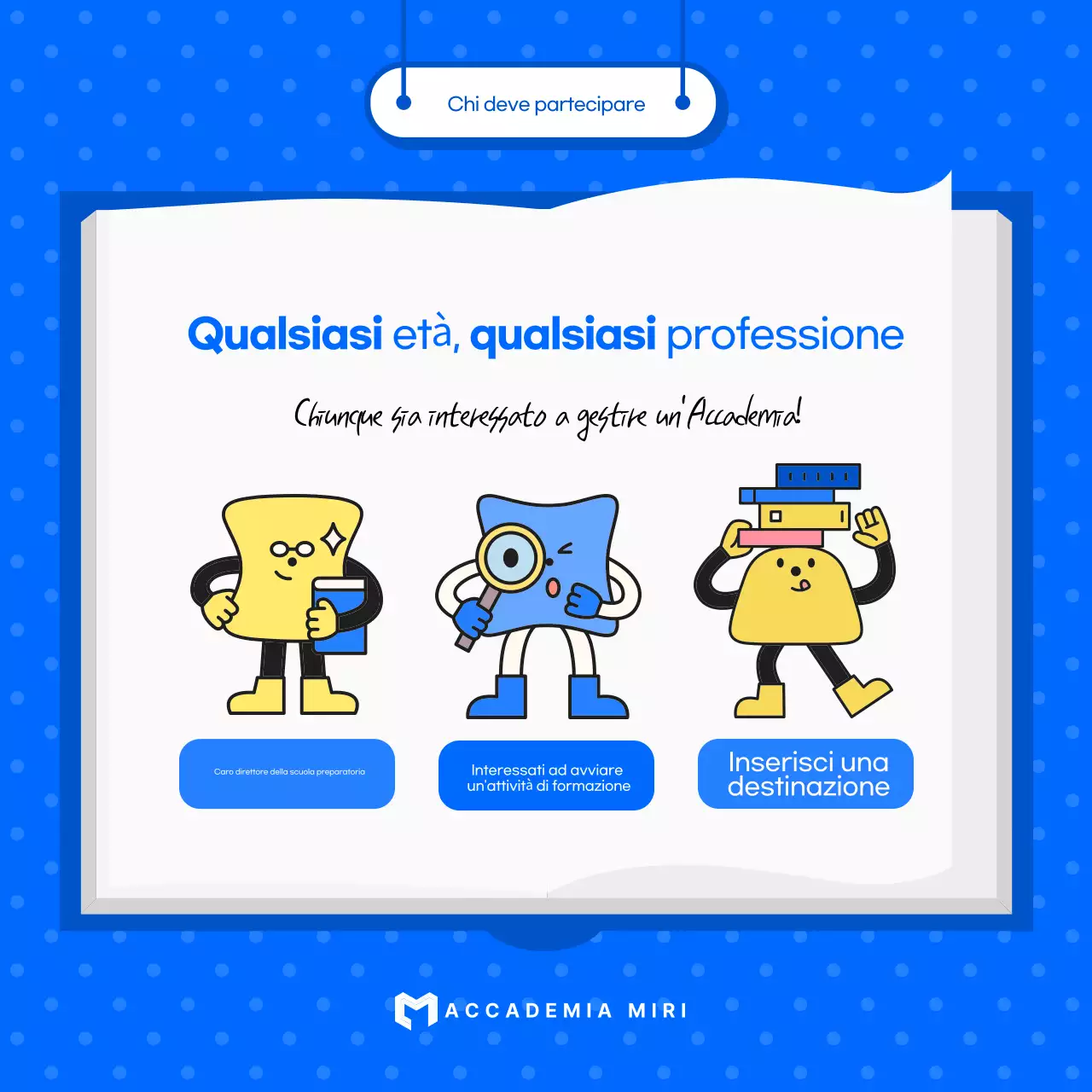 Informazioni sulle sessioni informative Blue Simple