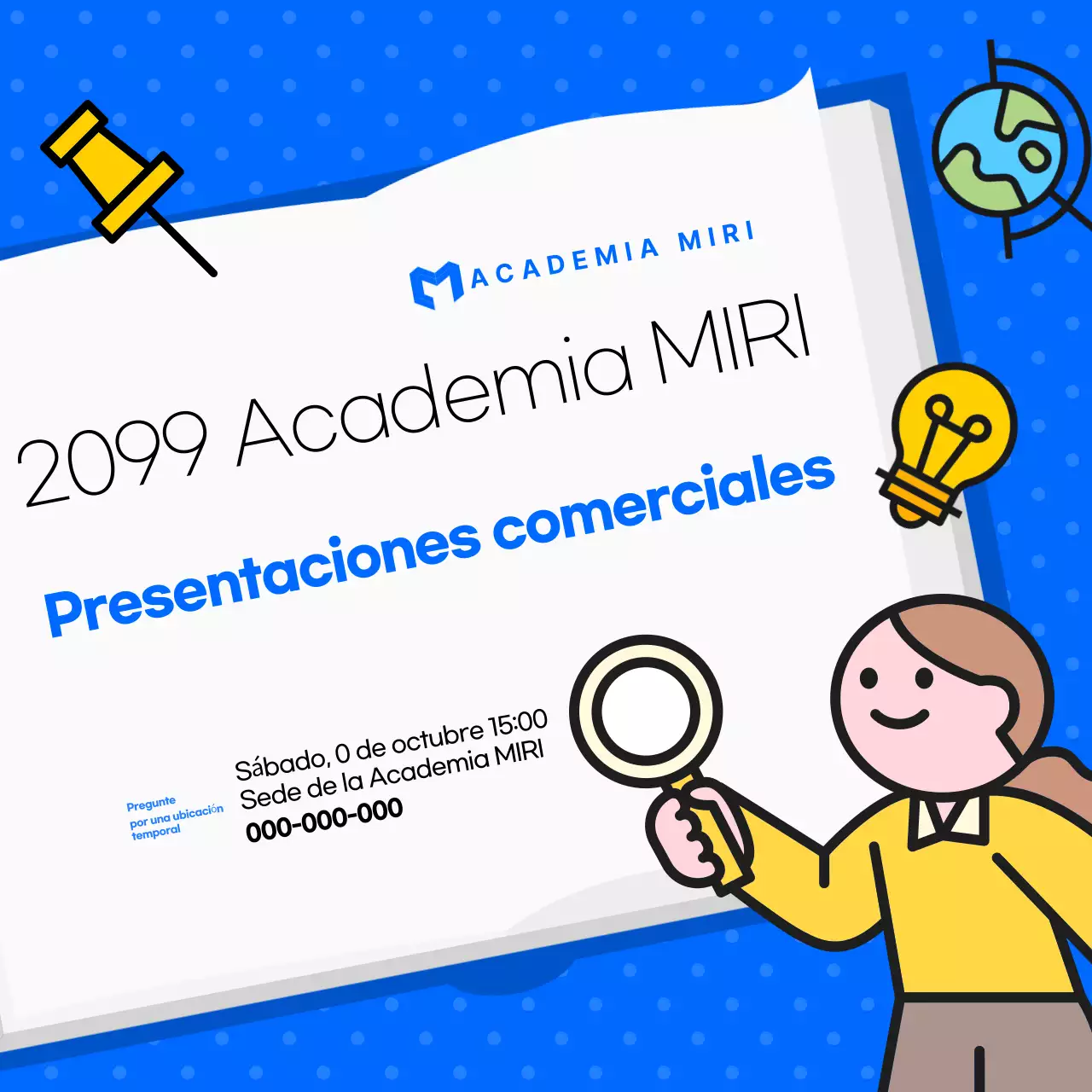 Acerca de las sesiones informativas Blue Simple