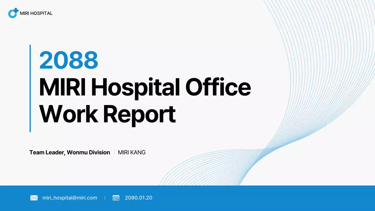 Blue Neat Hospital Report