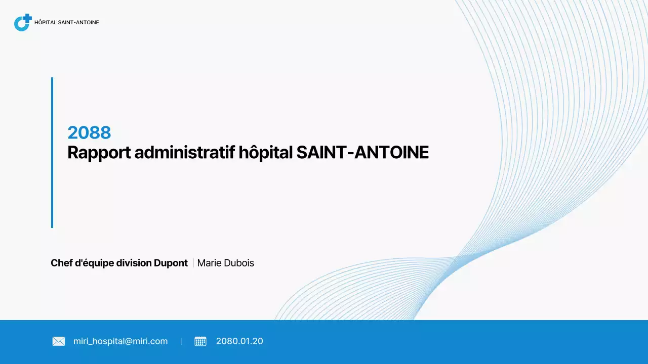 Rapport de l'hôpital Blue Neat