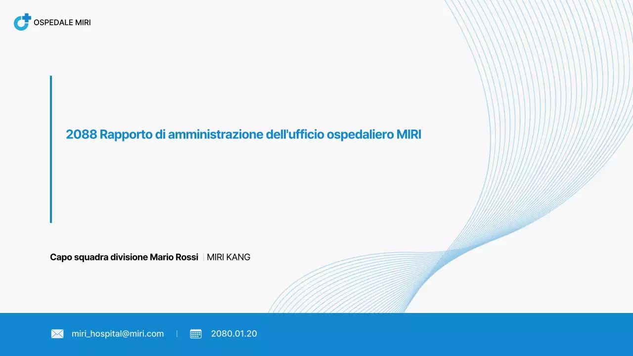 Rapporto sull'ospedale Blue Neat