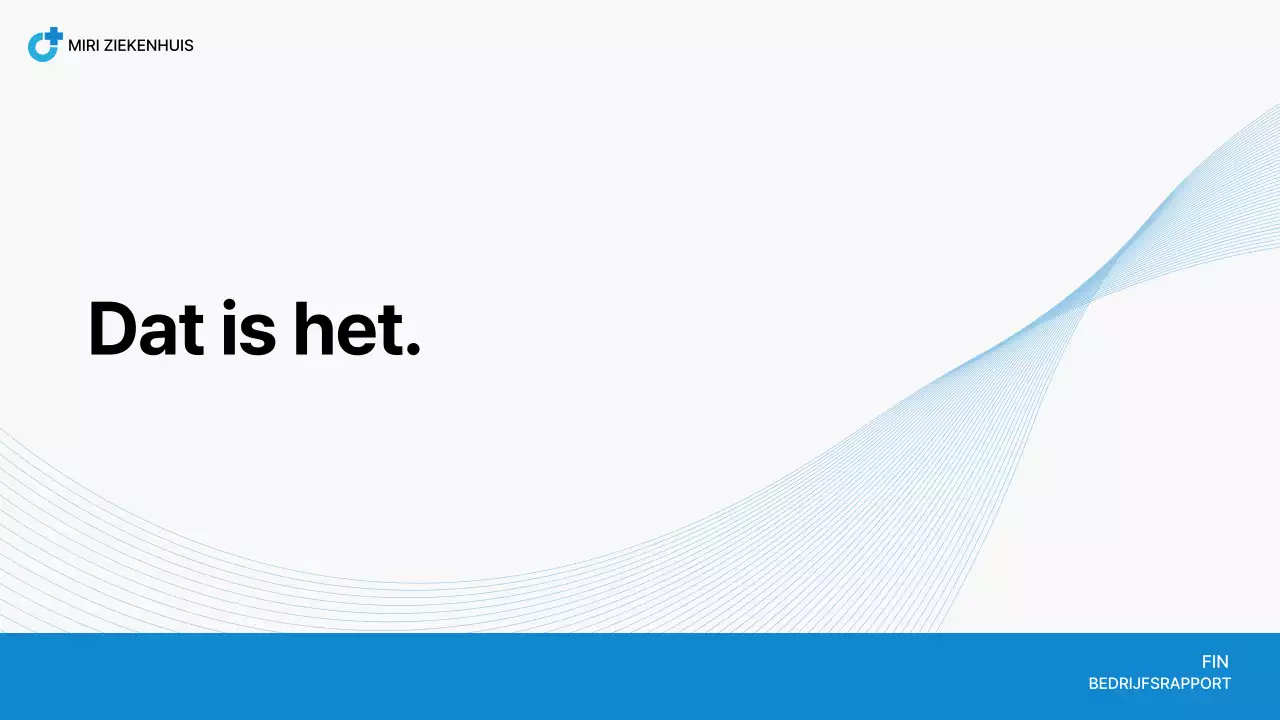 Blauw Keurig Ziekenhuis Rapport