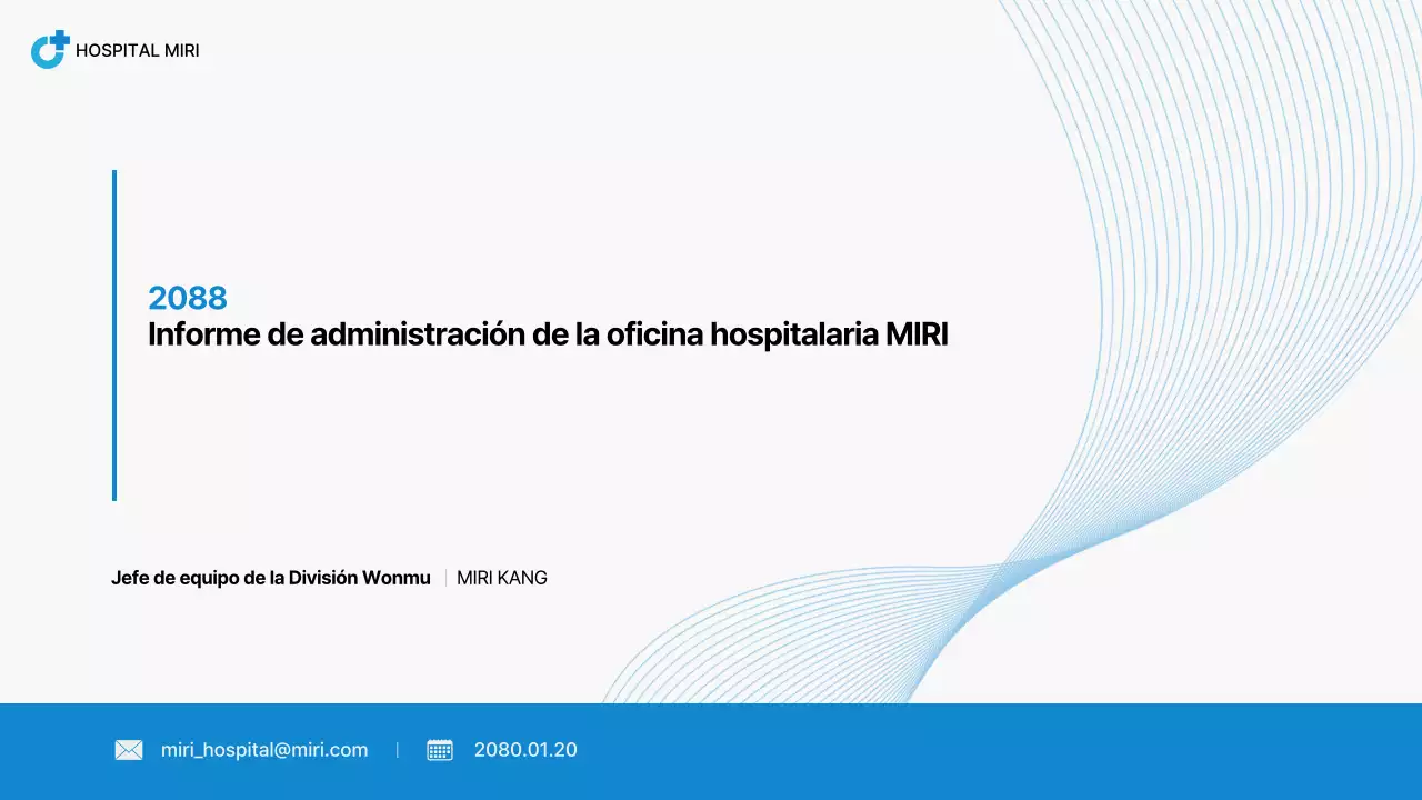 Informe del Hospital Blue Neat
