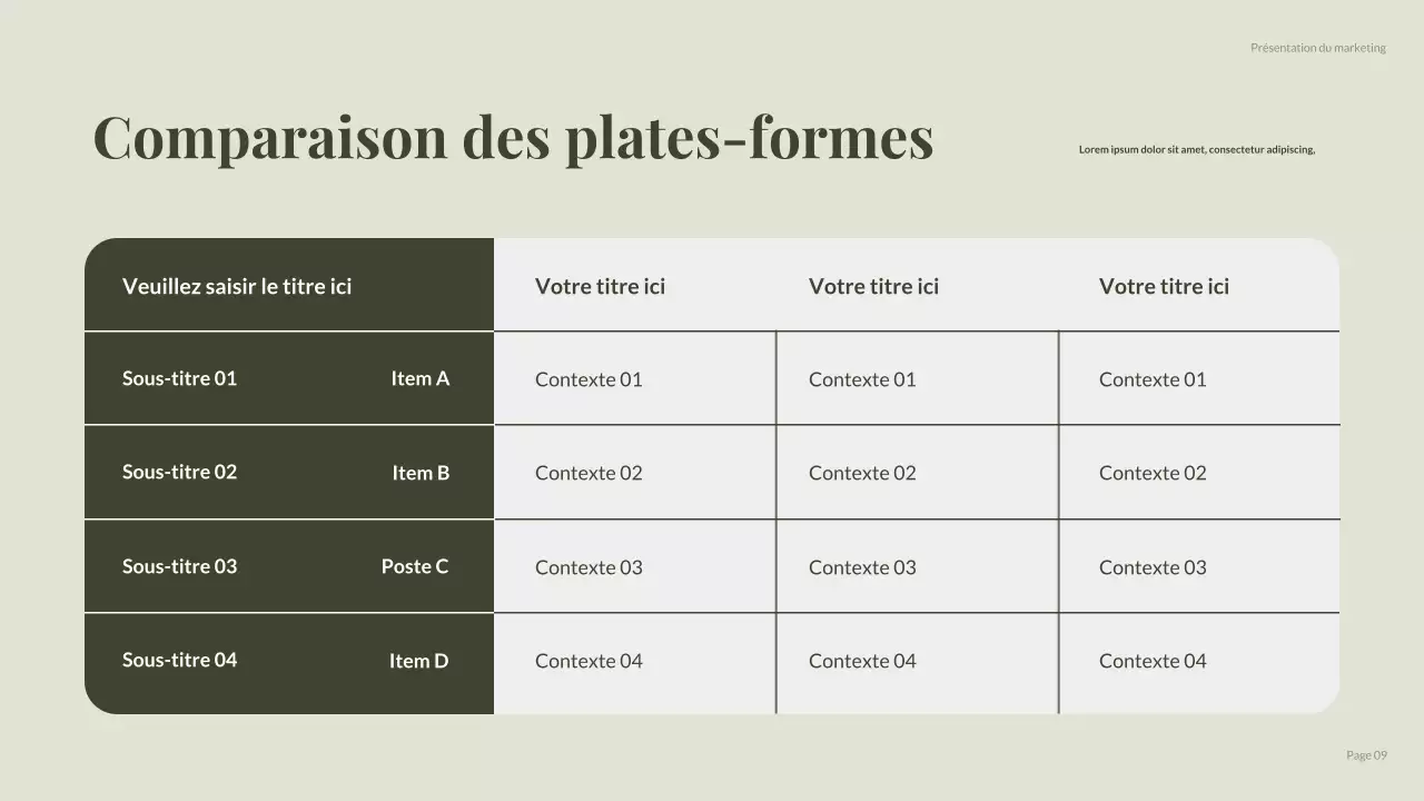 green modern social media report