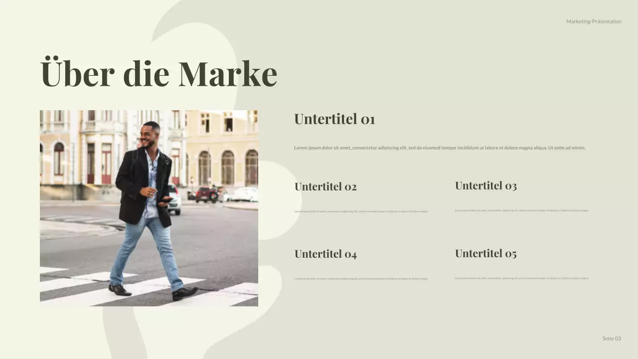 green modern social media report