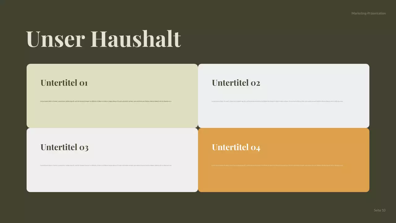 green modern social media report