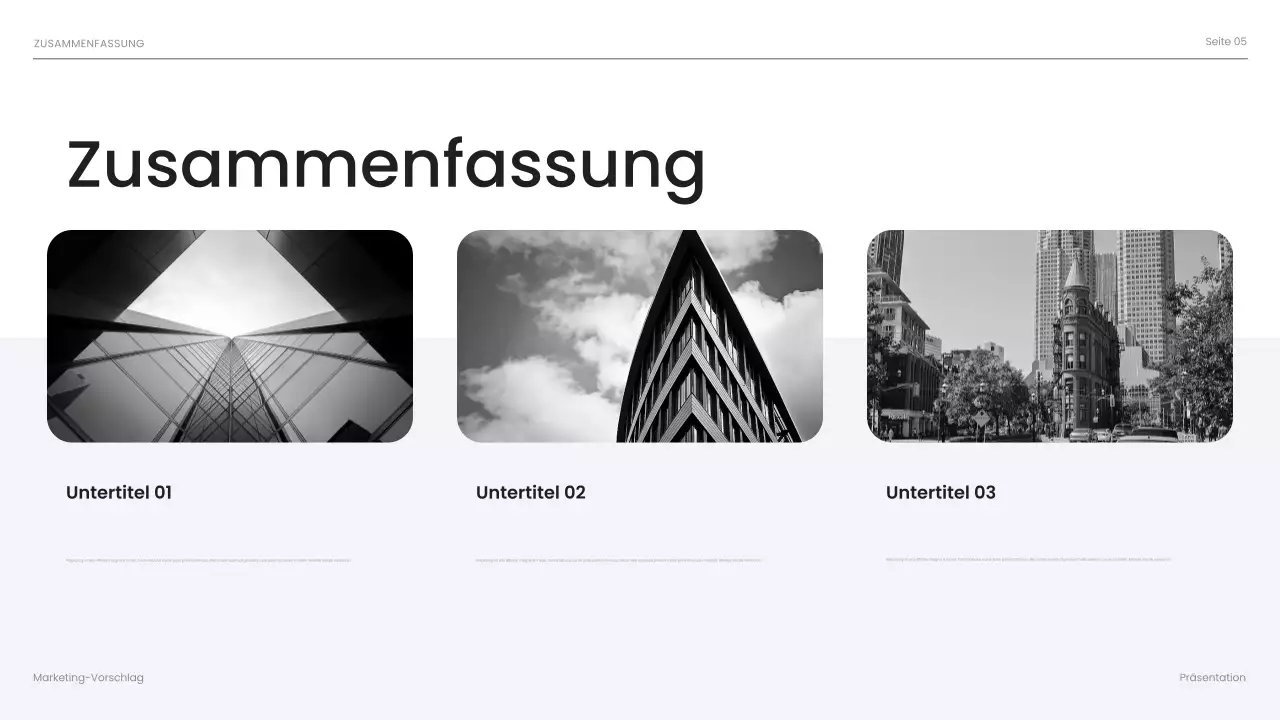 schwarz modern business präsentation