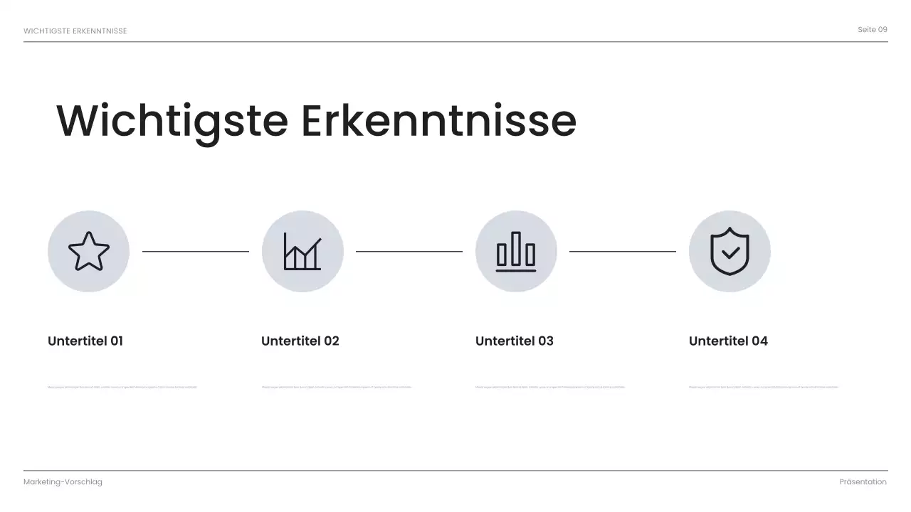 schwarz modern business präsentation