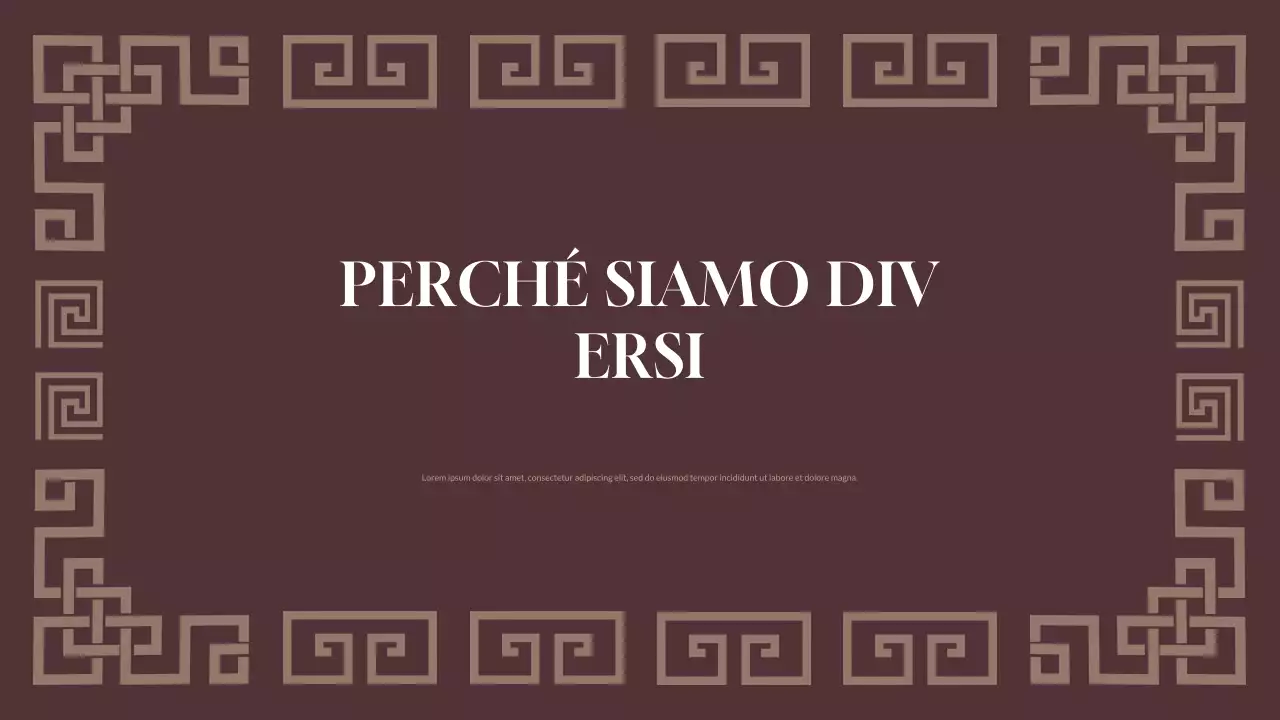 presentazione del marketing geometrico marrone