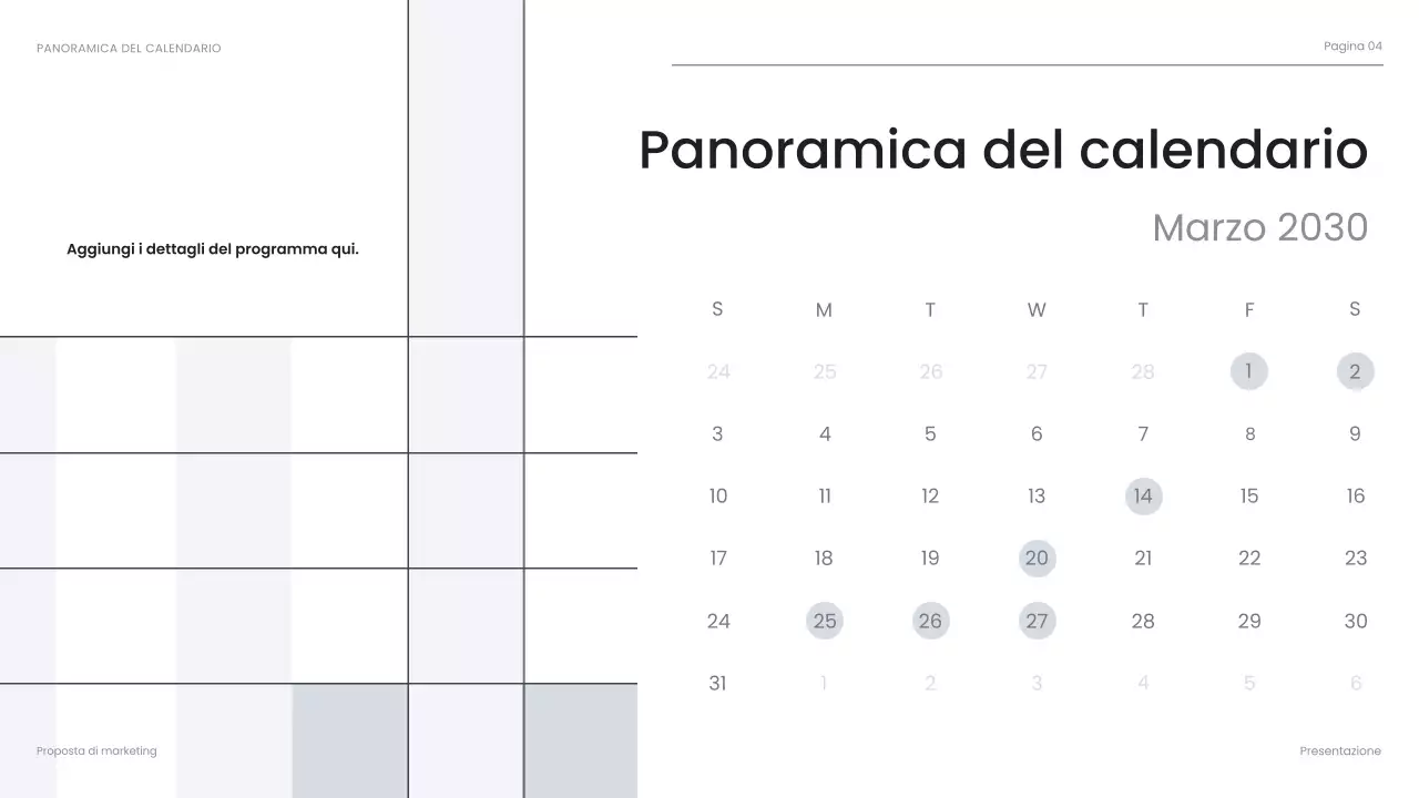 presentazione aziendale nera e moderna