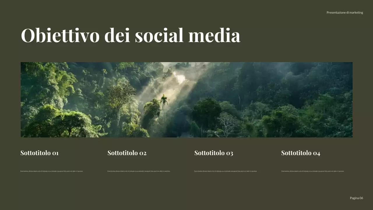 rapporto sui social media verdi e moderni