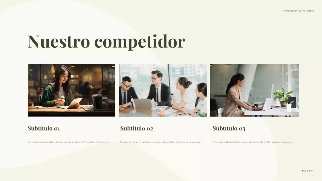 informe sobre las redes sociales de green modern