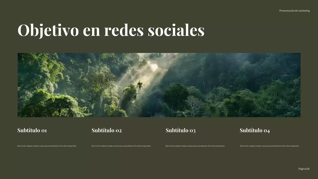 informe sobre las redes sociales de green modern