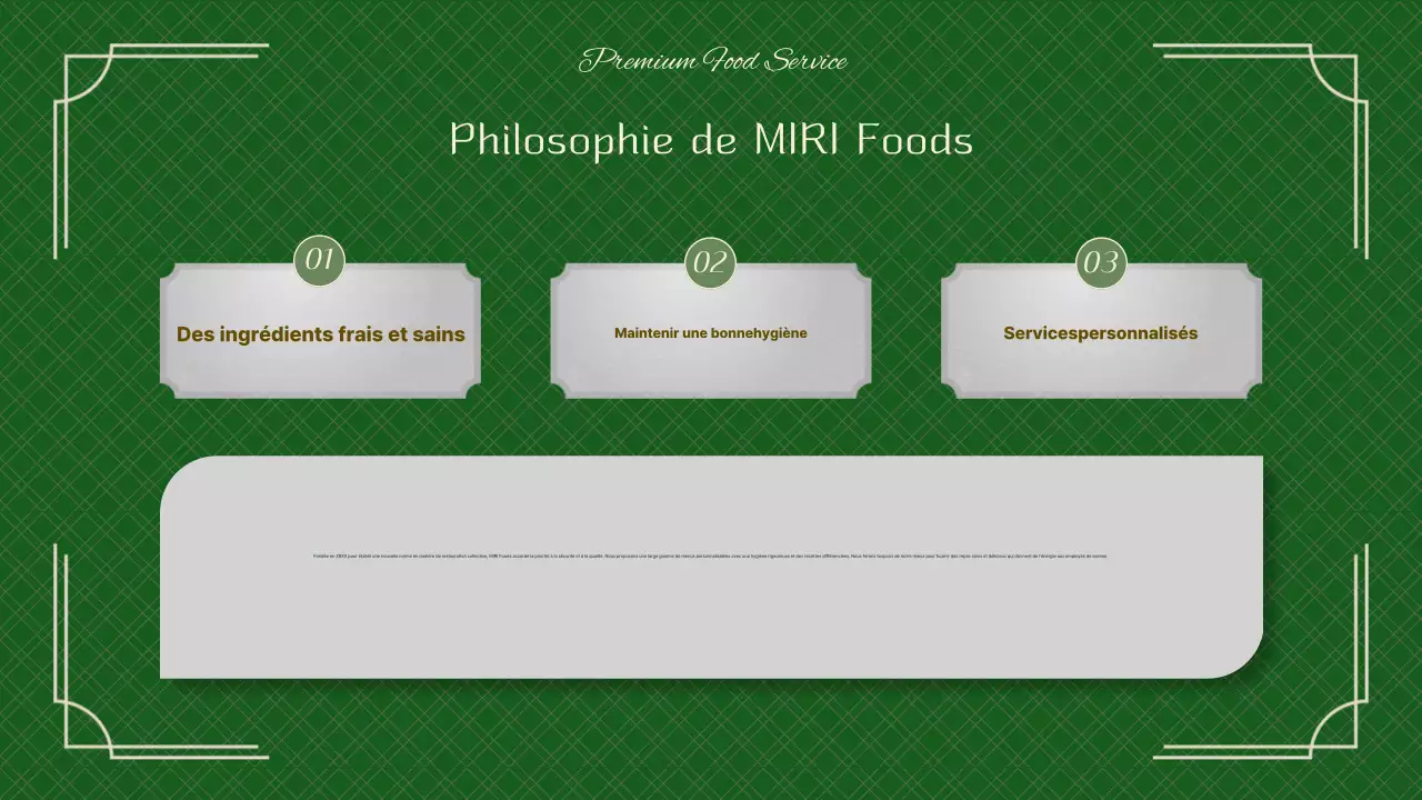 Un livre de présentation de la restauration verte et chic