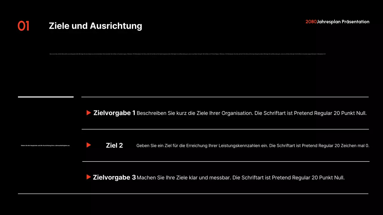 Vorstellung des Red Modern-Jahresplans