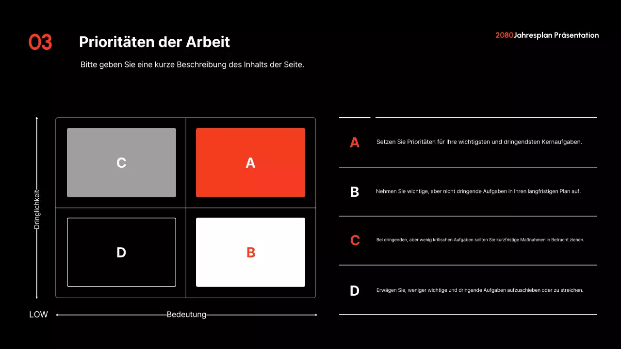 Vorstellung des Red Modern-Jahresplans