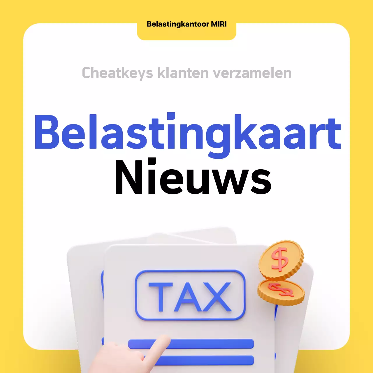 Bevorder moderne gele belastinginformatie
