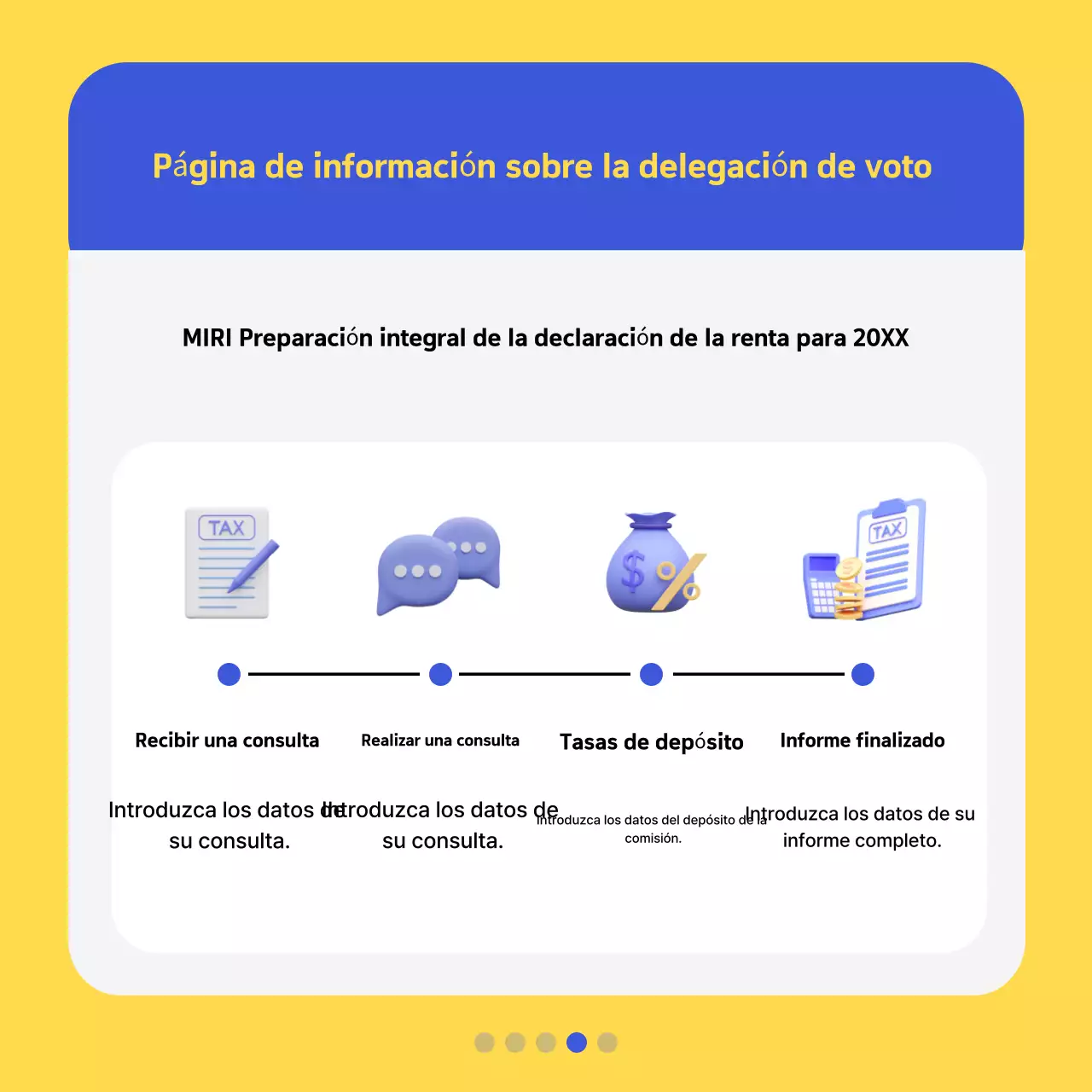 Promover una información fiscal moderna y amarilla