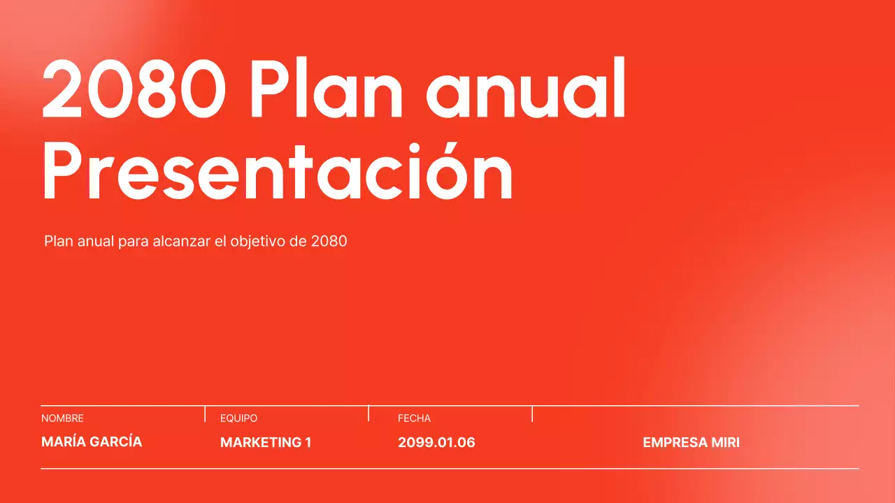 Presentación del Plan Anual Red Modern