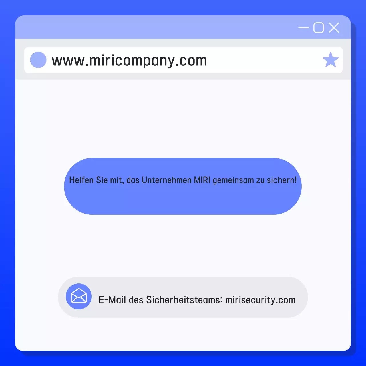 Blue Modern Sicherheitsvorkehrungen