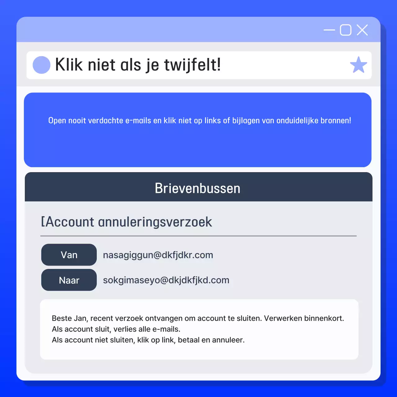 Blue Modern veiligheidsmaatregelen